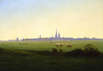 Caspar David Friedrich, Wiesen bei Greifswald, 1821/22, Öl/Leinwand, Hamburger Kunsthalle / bpk