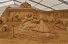 Sandskulpturen Festival Usedom auch 2015 auf der Insel