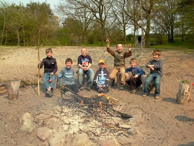 Lagerfeuer am Achterwasser