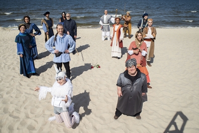 Vineta-Shooting am Strand