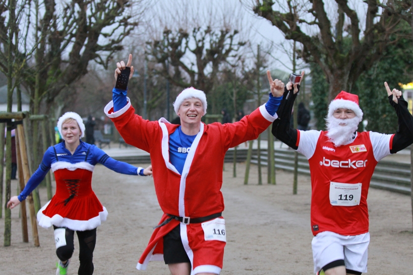 Laufmützen zweimal im Dezember