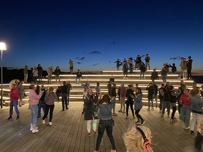 Silent-Party auf der Koserower Seebrücke