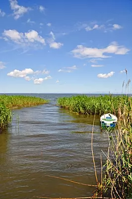 Bootsanleger in Bellin am Stettiner Haff