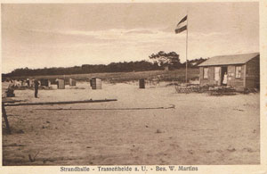 Historische Aufnahme aus dem Ostseebad Trassenheide auf der Insel Usedom