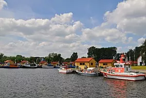 Der Freester Hafen ist Ausgangspunkt für die Personenfähre nach Peenemünde