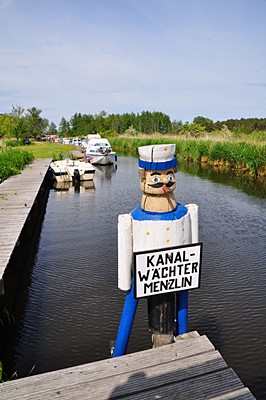 Hafen Menzlin an der Peene im Landkreis Vorpommern-Greifswald
