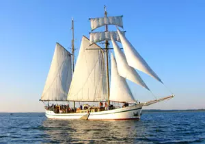 Passagier-Segelschiff "Weisse Düne"